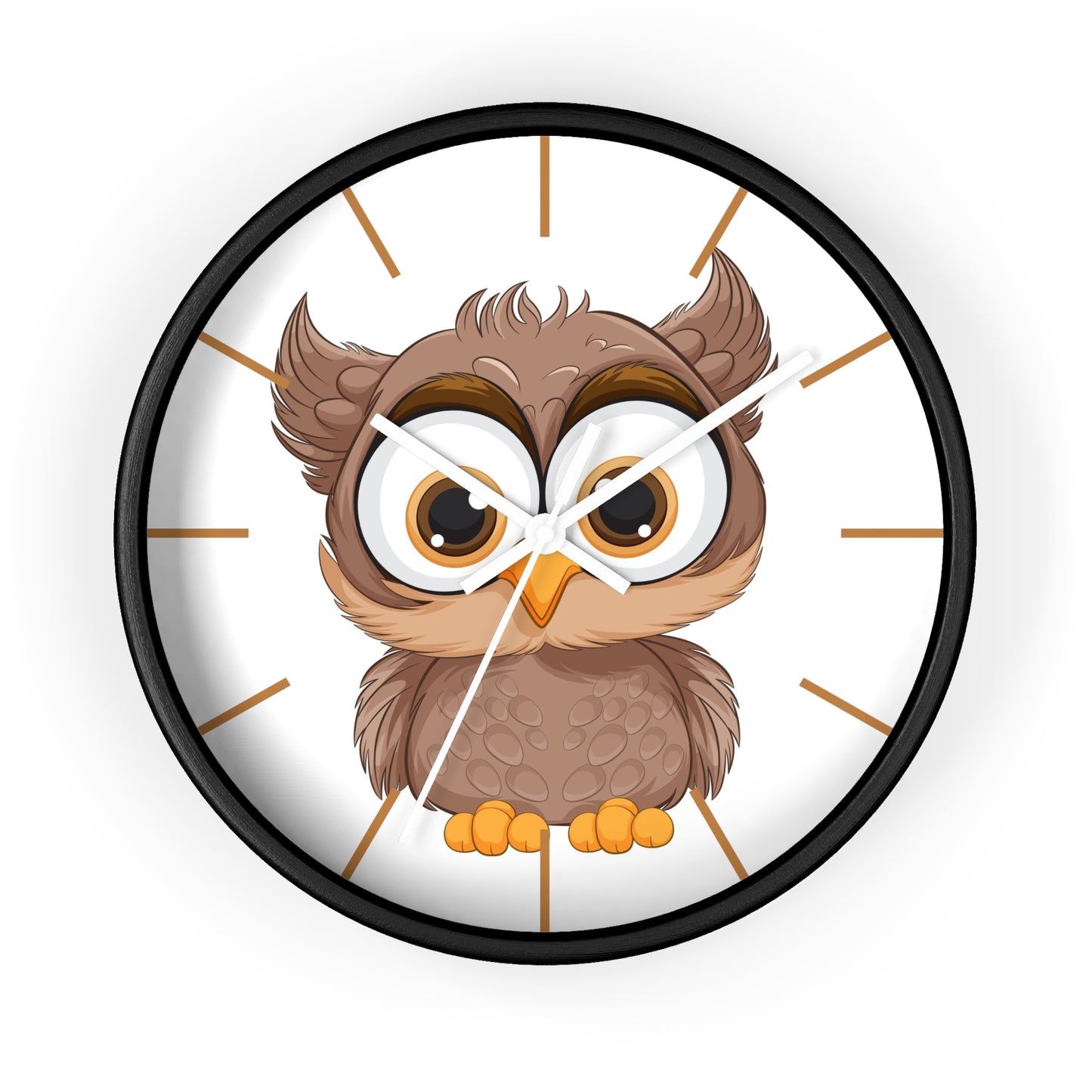 Wise Owl Wall Clock - Time for Thoughtful Charm