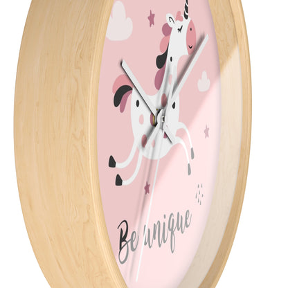 Be Unique Unicorn Wall Clock - Magical Timekeeper for Dreamers