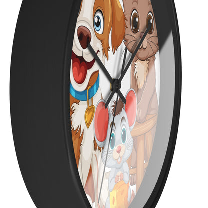 Best Friends Animal Wall Clock - Time for Furry Fun