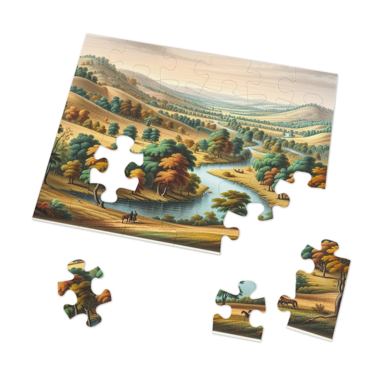 Jigsaw Puzzle with Tin