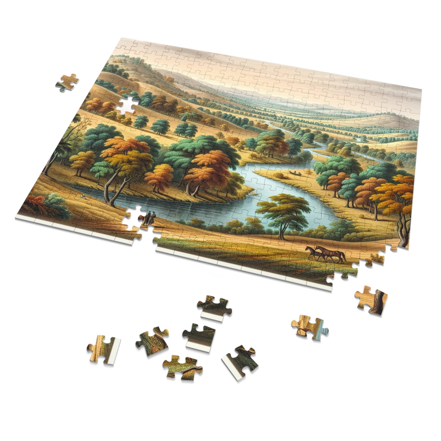 Jigsaw Puzzle with Tin