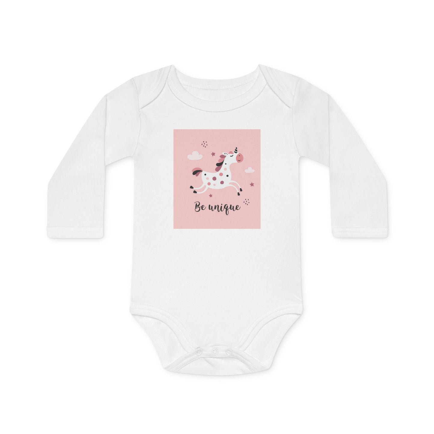 Be Unique” Organic Baby Bodysuit