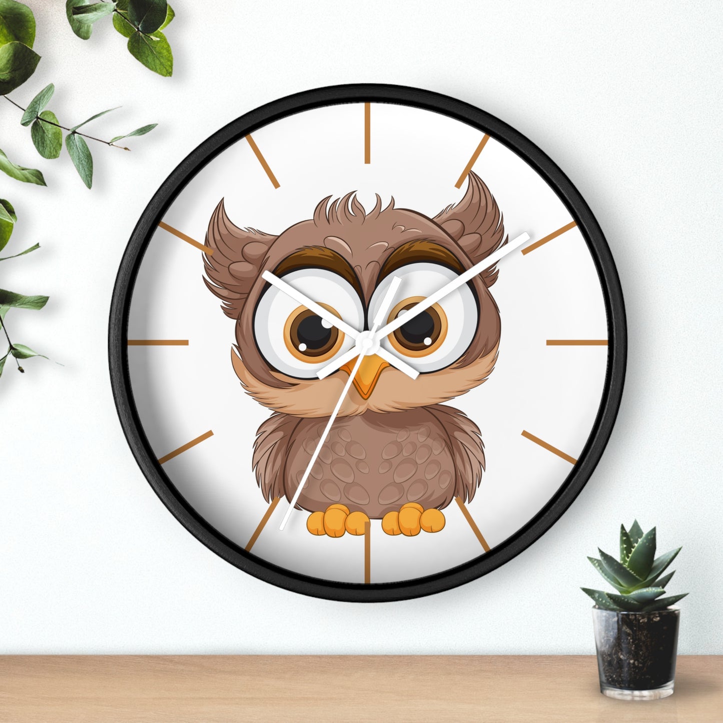 Wise Owl Wall Clock - Time for Thoughtful Charm