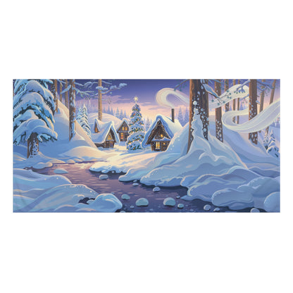 Cozy Winter Cottage Towel