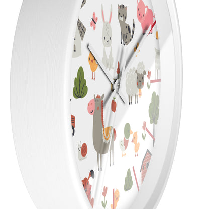 Playful Pals Wall Clock - Fun Time with Adorable Animals