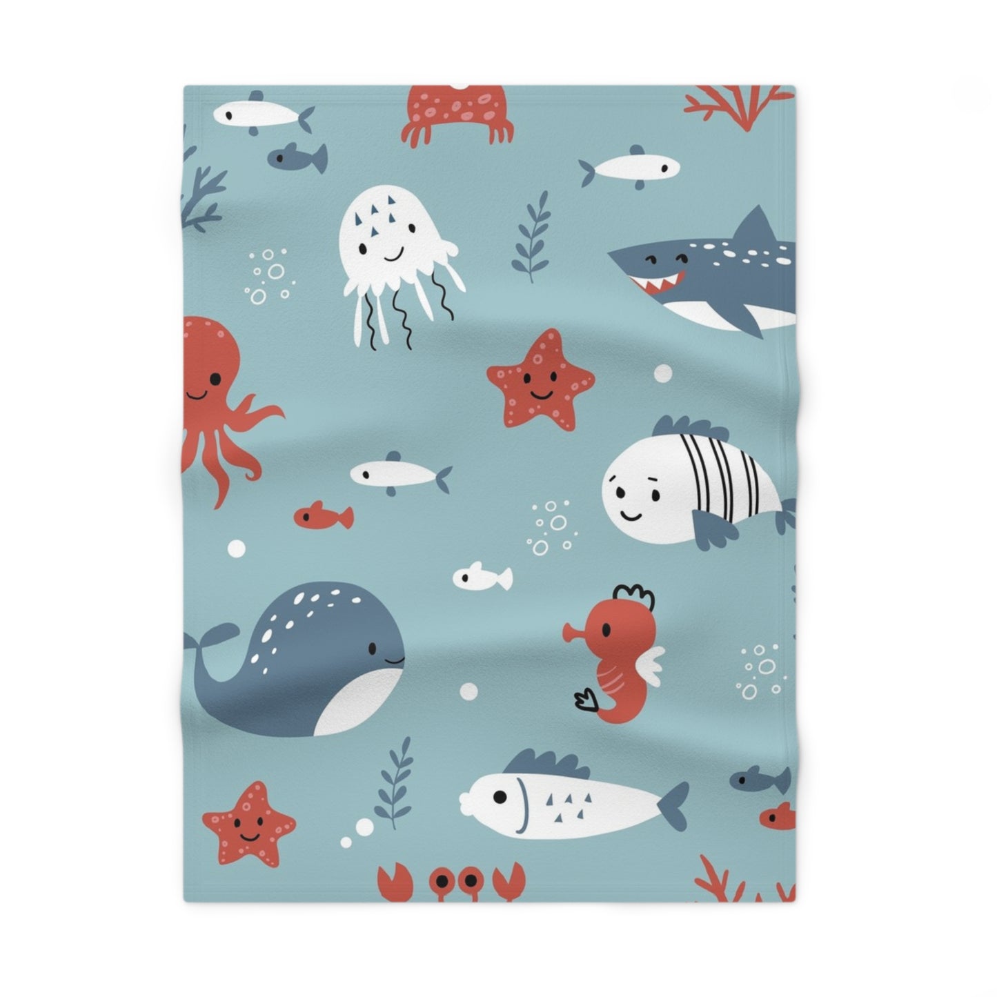 Under the Sea Adventure Baby Blanket