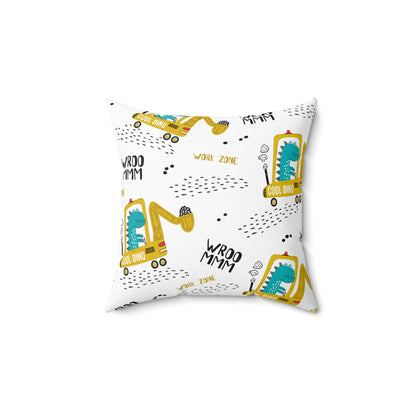 Whimsical Garden Friends Pillow - Playful Kids Room Decor