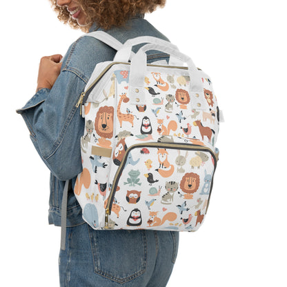 Forest Friends Multifunctional Diaper Backpack