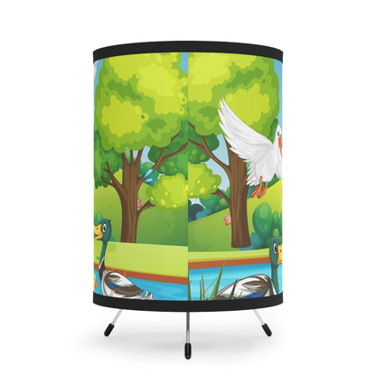 Happy Duck Pond Fun - Kids' Cartoon Lampshade