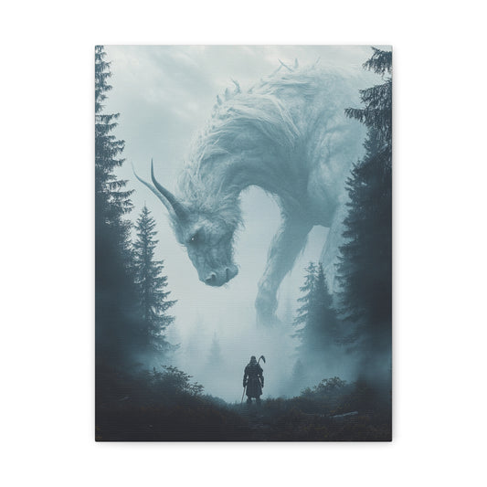 Forest Sentinel - Mystical Dragon Canvas Art