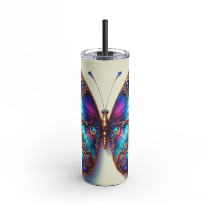 Magical Butterfly Maker Skinny Matte Tumbler, 20oz