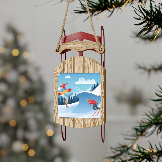 Sled Ornaments