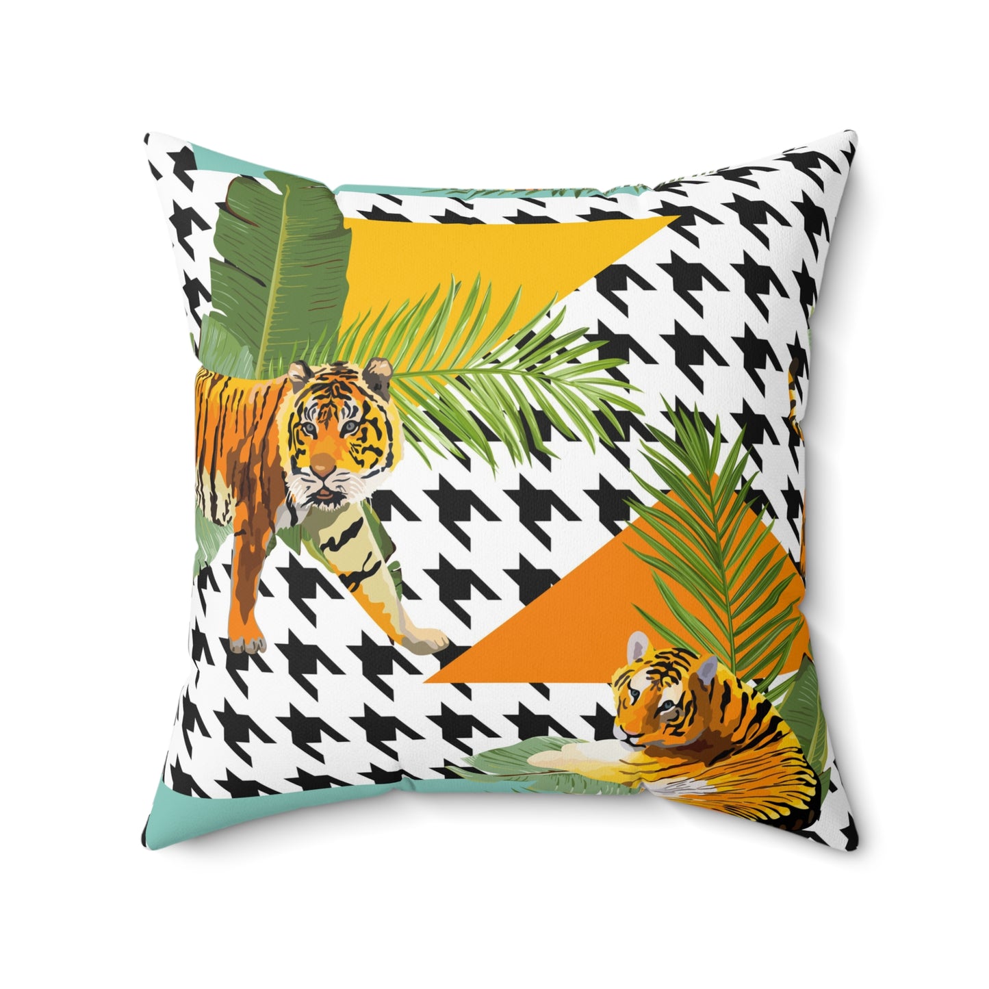 Exotic Jungle Vibe Throw Pillow