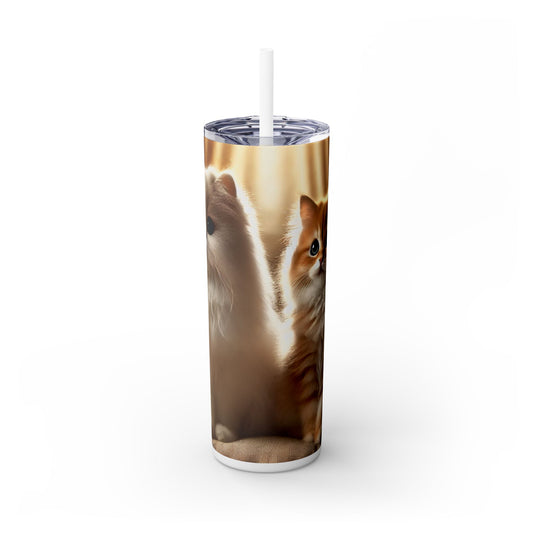 Skinny Tumbler with Straw, 20oz