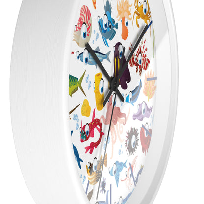 Undersea Smiles Wall Clock