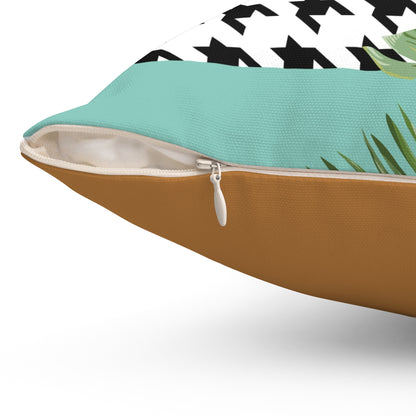 Exotic Jungle Vibe Throw Pillow