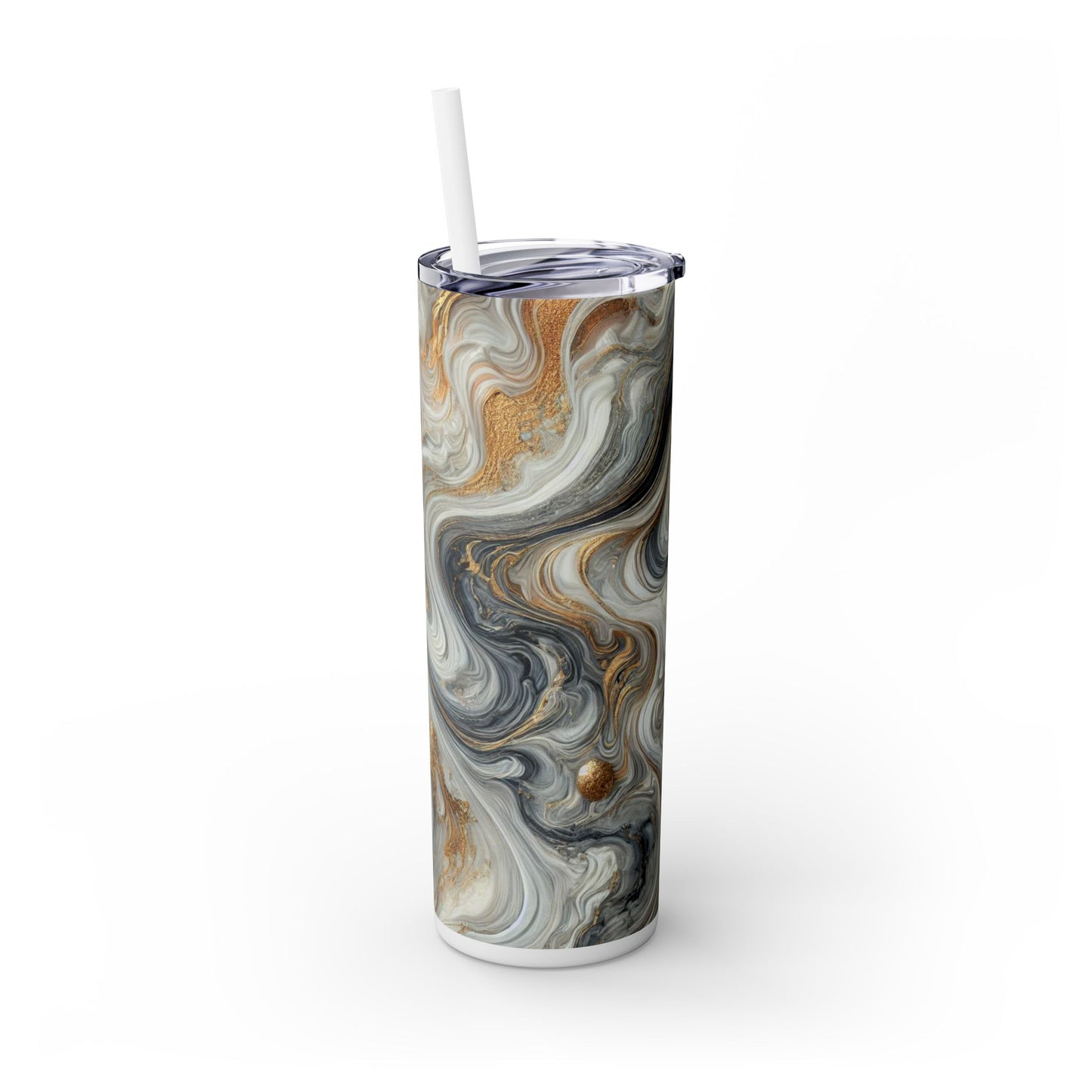 Skinny Tumbler with Straw, 20oz