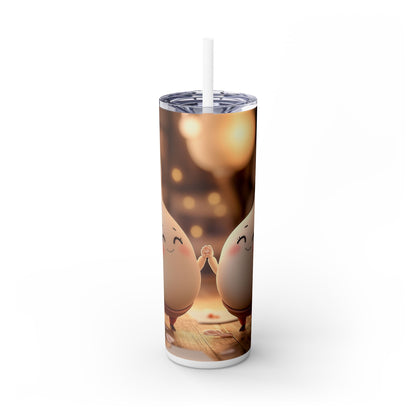 Skinny Tumbler with Straw, 20oz