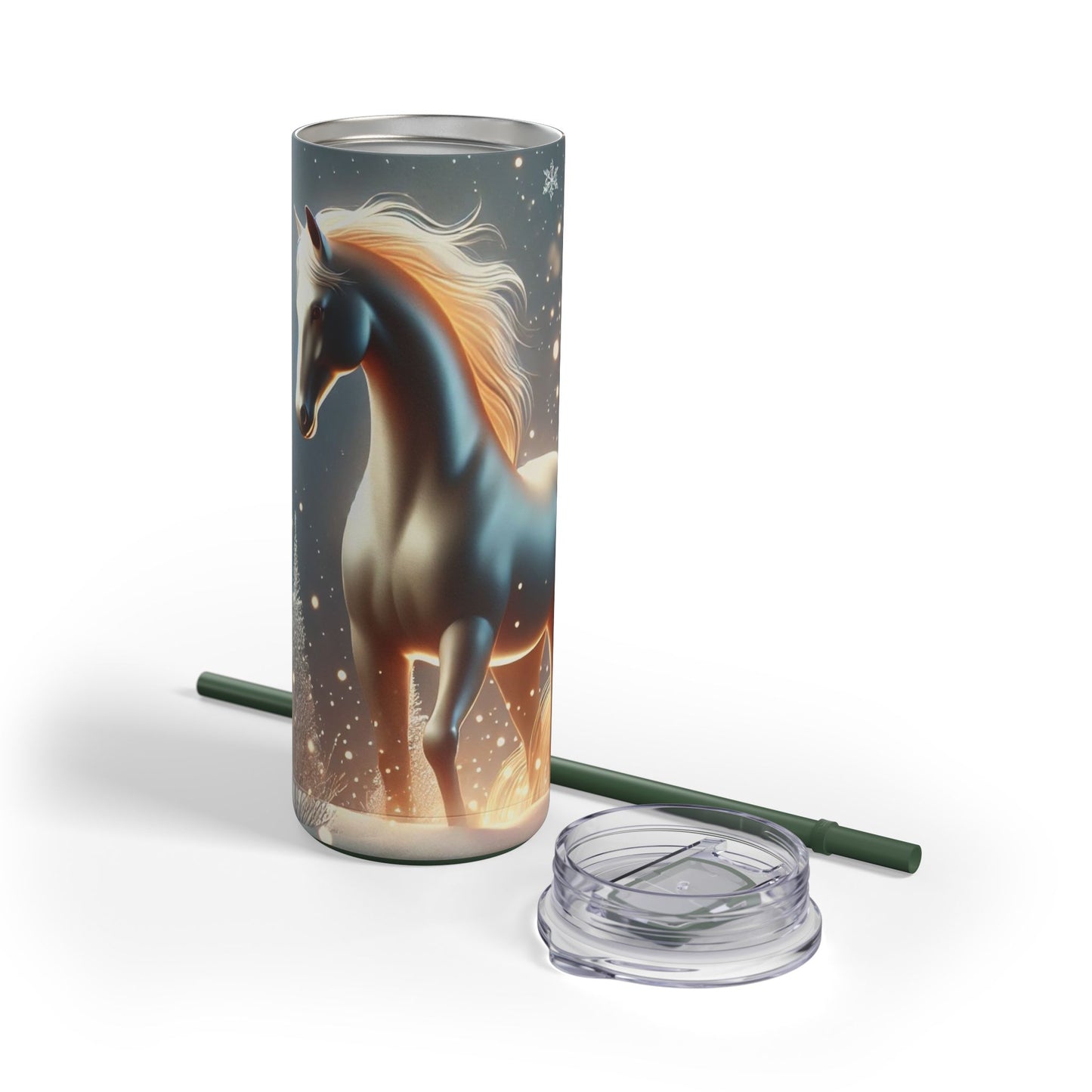 Mystical Midnight Horse Tumbler 20oz – Grace in Motion