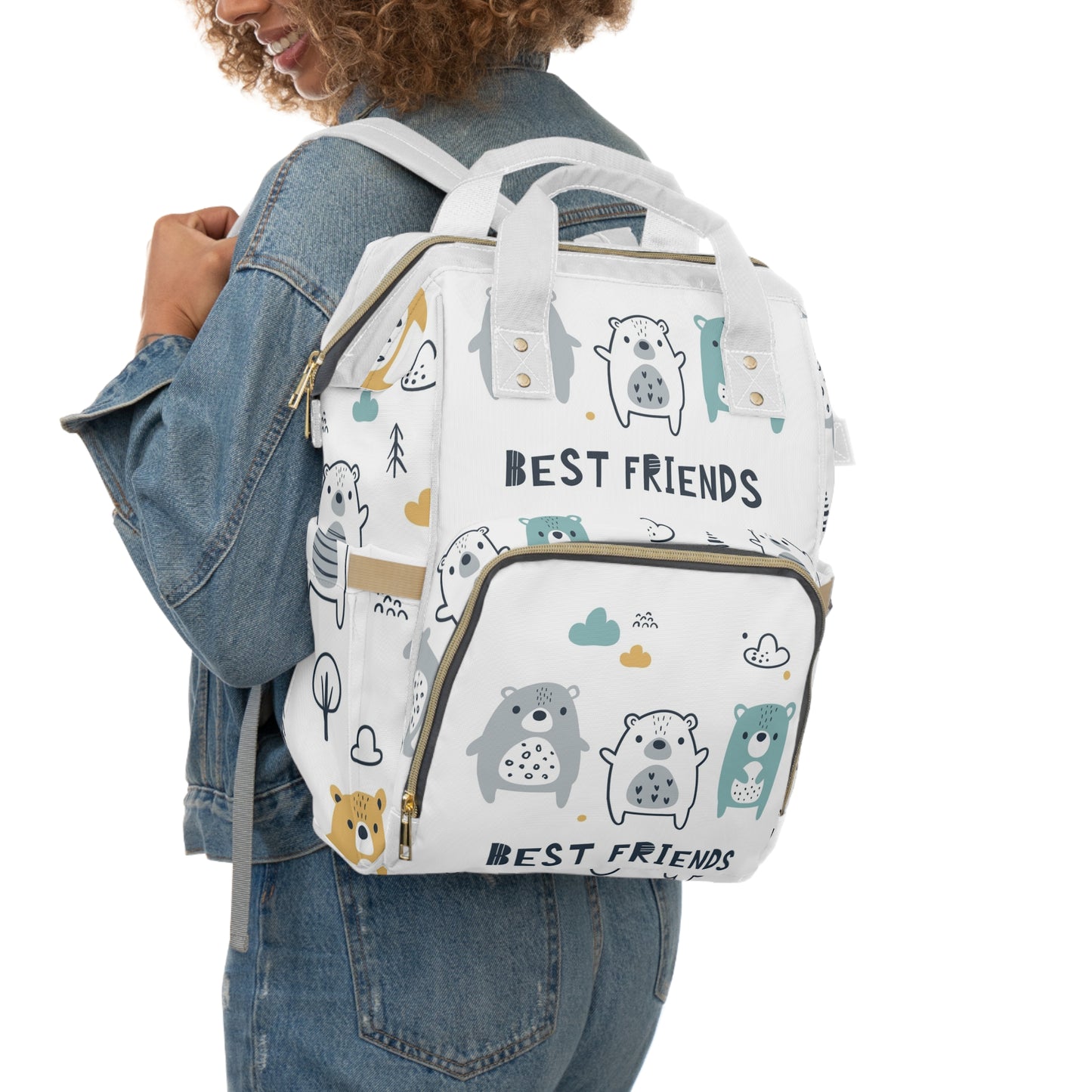 Best Friends Bear Multifunctional Diaper Backpack