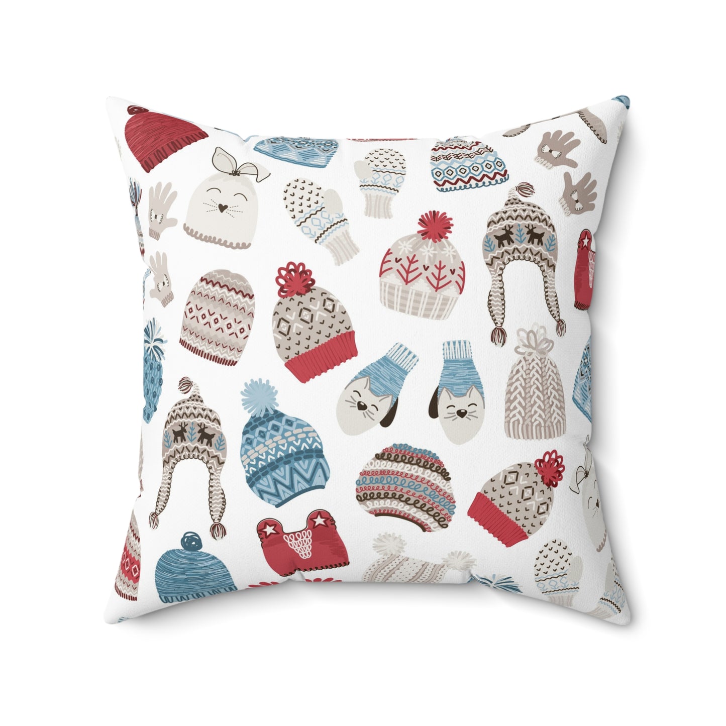 Winter Tale Decorative Spun Polyester Square Pillow