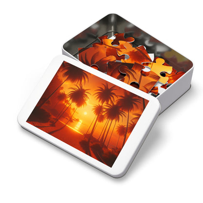 Jigsaw Puzzle with Tin