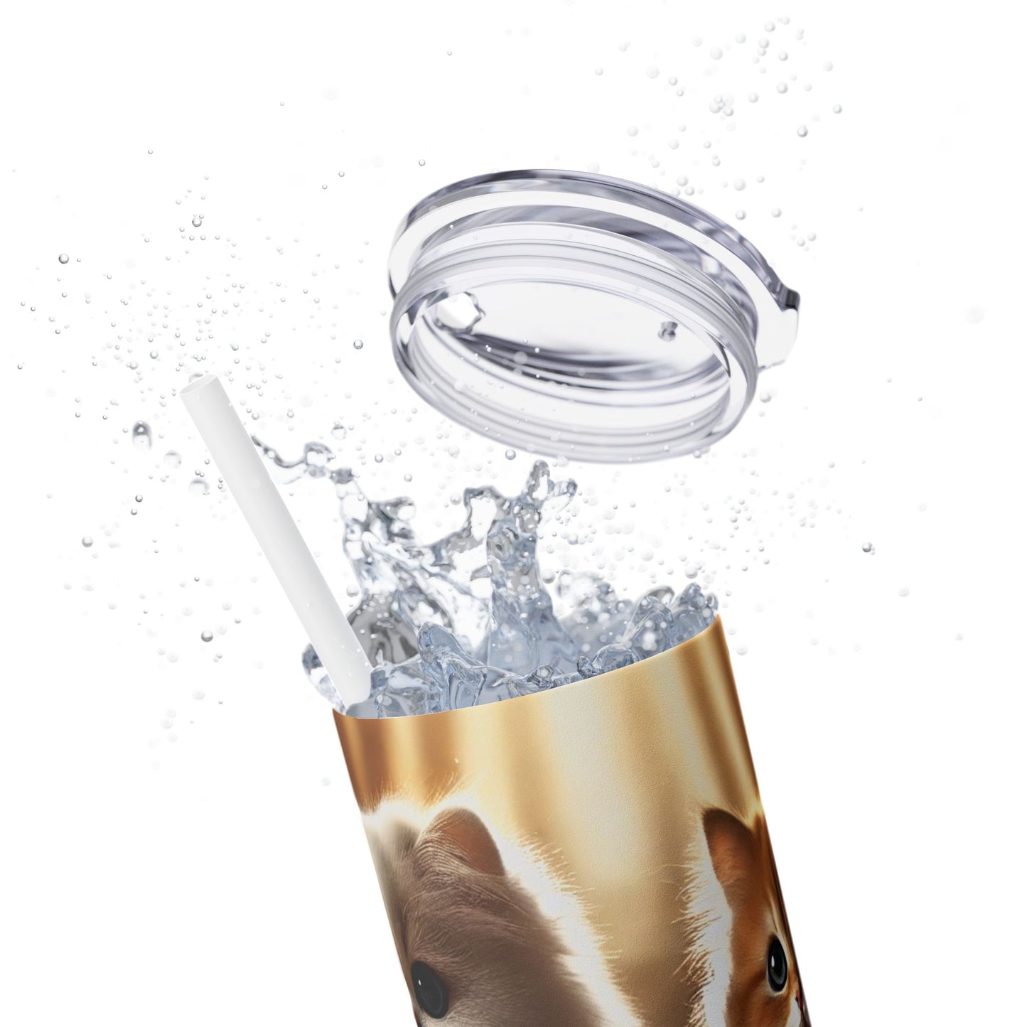 Skinny Tumbler with Straw, 20oz