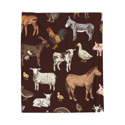 Horse Velveteen Plush Blanket