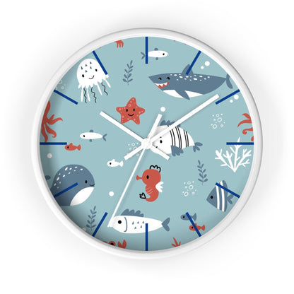 Underwater Friends Wall Clock - Dive into Fun Timekeeping