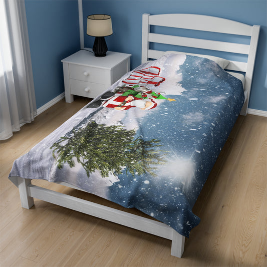 CHIRSTMAS Velveteen Plush Blanket