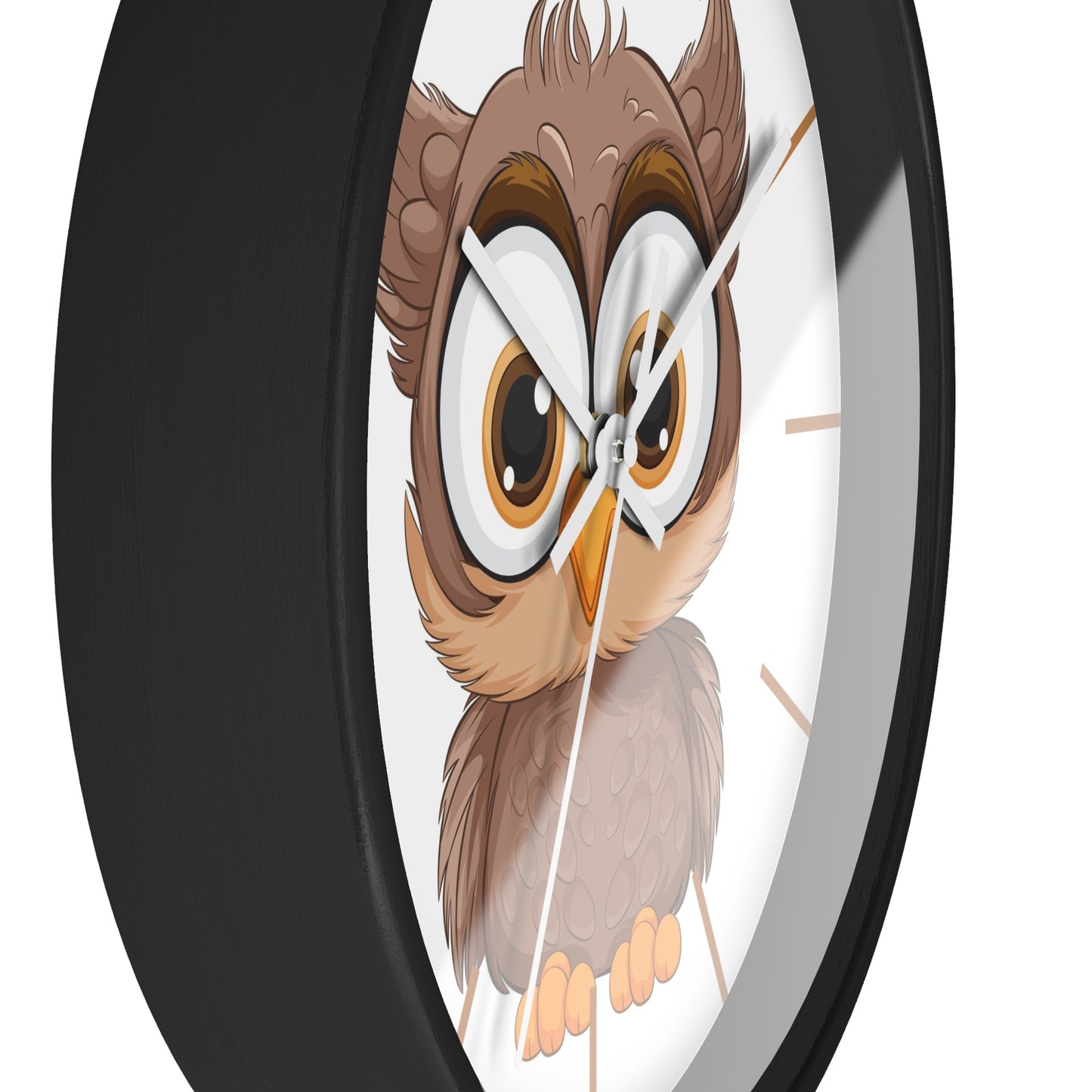 Wise Owl Wall Clock - Time for Thoughtful Charm