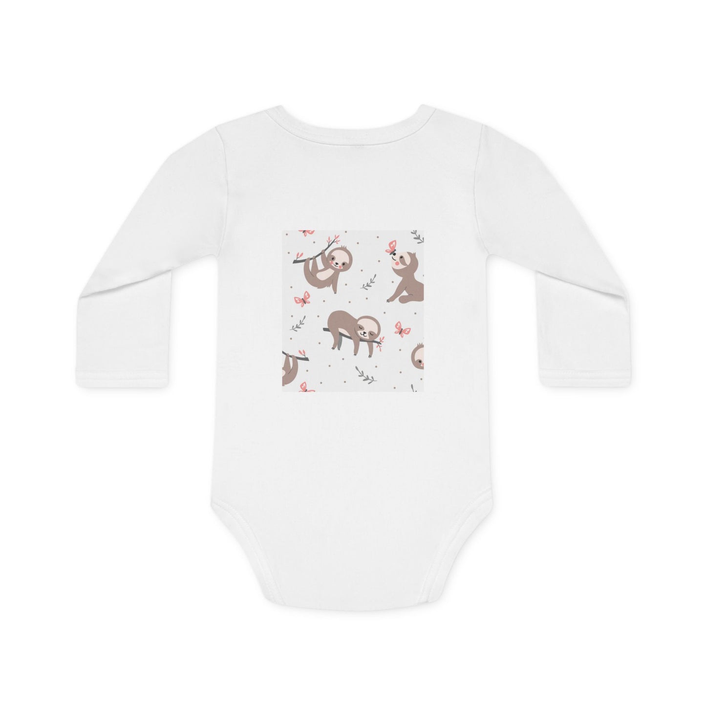 Hello Little One" Organic Baby Bodysuit - Long Sleeve