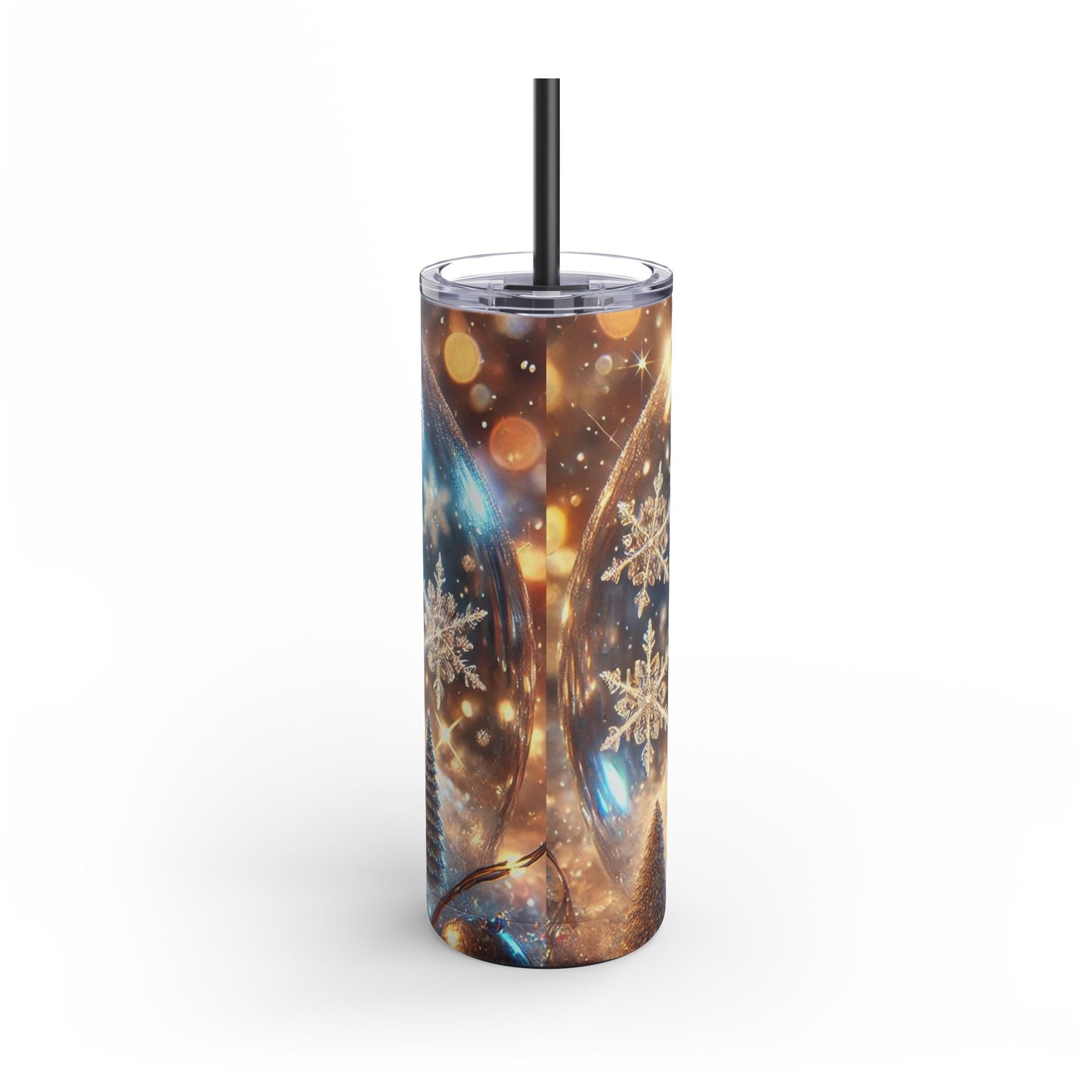 Winter Charm: Cozy Hamster Skinny Tumbler - 20oz