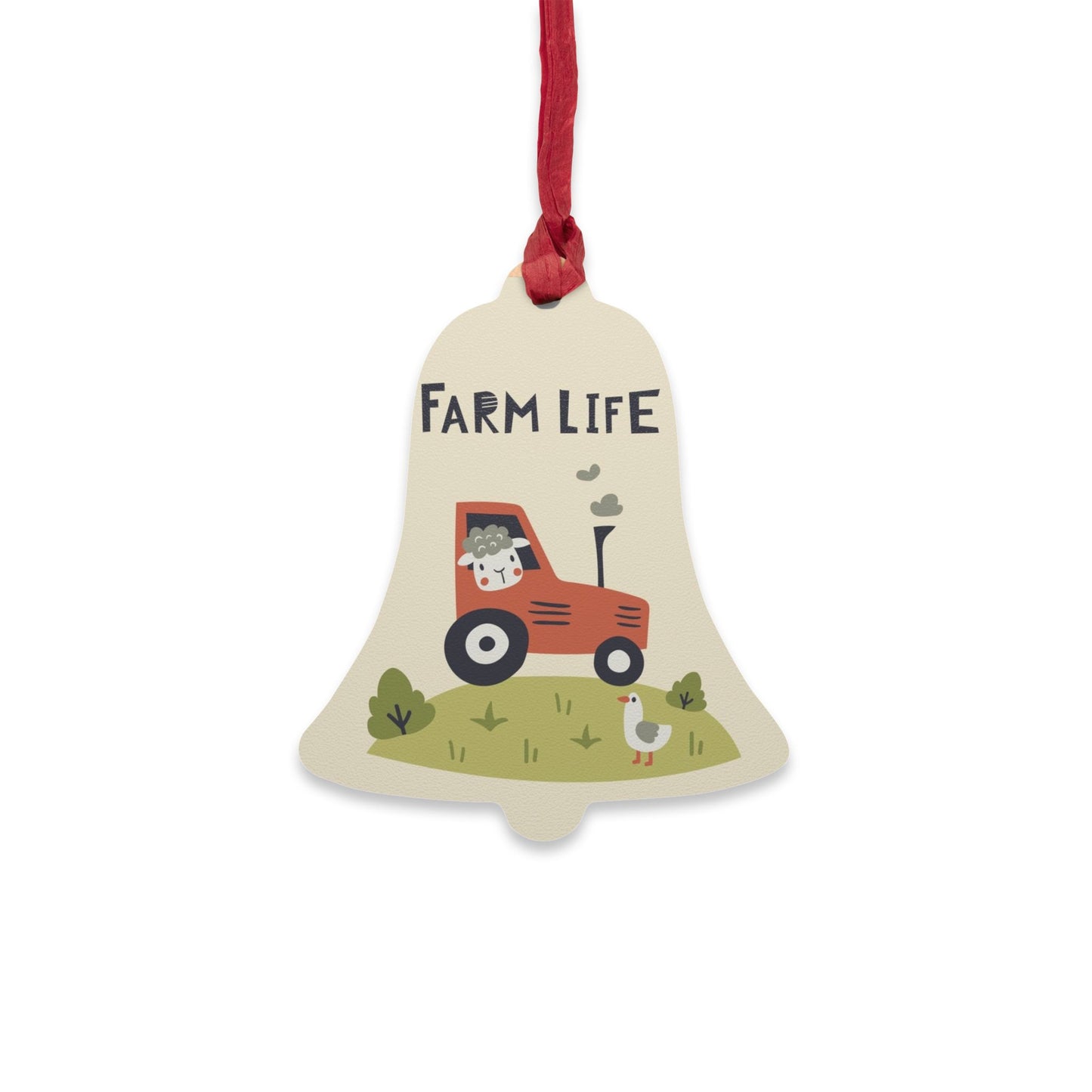 Tractor Wooden Ornaments