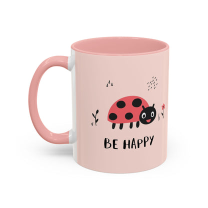 Be Happy Vibes Mug (11, 15oz)