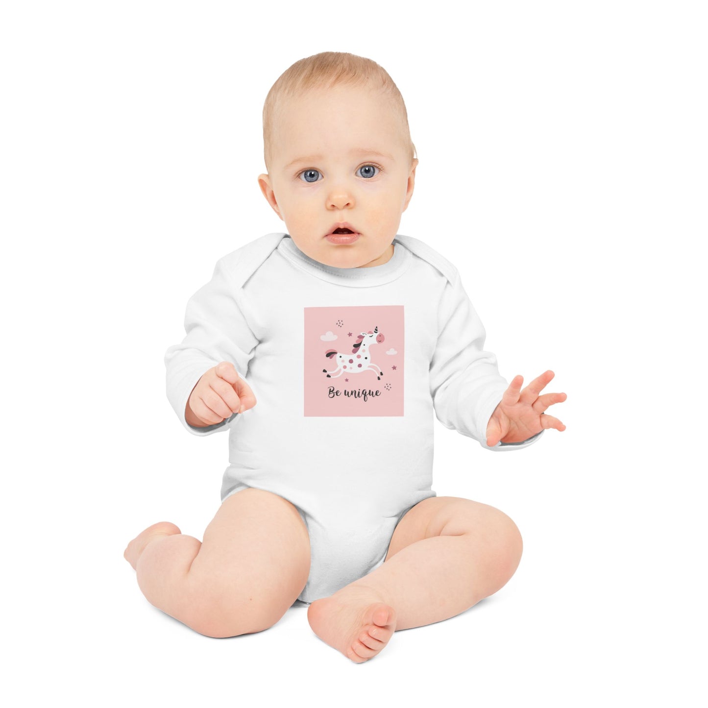 Be Unique” Organic Baby Bodysuit