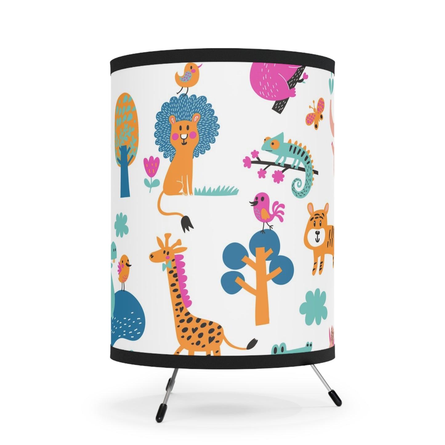 Jungle Safari Friends - Playful Animal Lampshade