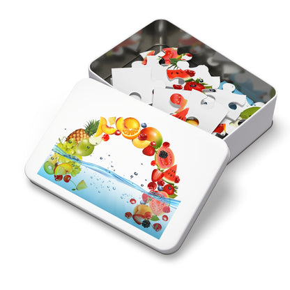 Jigsaw Puzzle with Tin