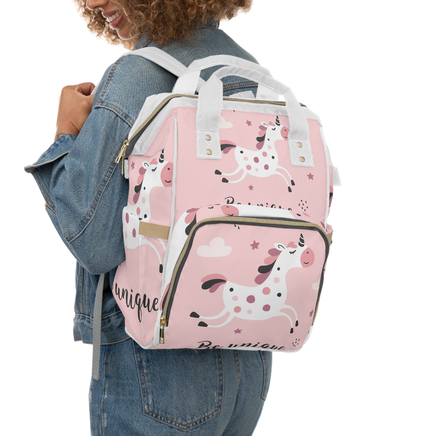 Be Unique Unicorn Multifunctional Diaper Backpack