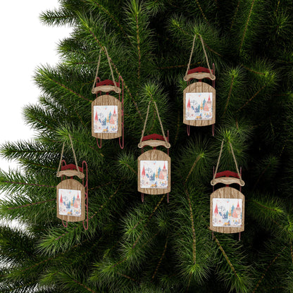 Winter Sled Ornaments