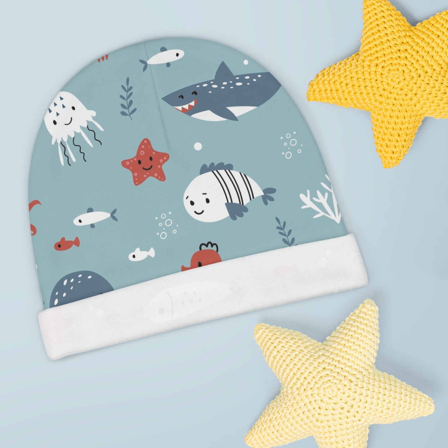 🌊 Ocean Pals Baby Beanie 🐠✨