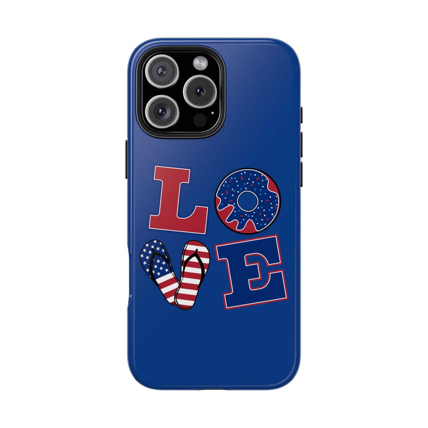 "Patriotic Love Tough Case"