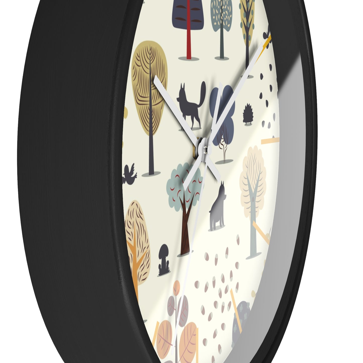 Woodland Creatures Wall Clock - Enchanting Forest Time