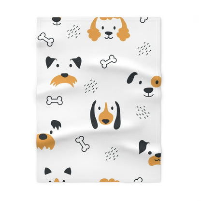 Puppy Smiles Baby Blanket