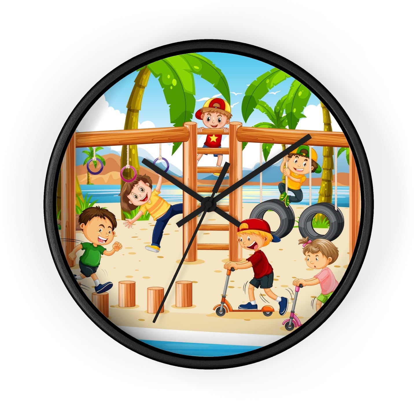 Playtime Paradise Wall Clock