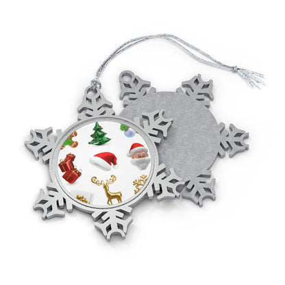 Pewter Snowflake Ornament