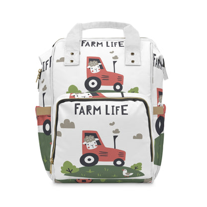 Farm Life Multifunctional Diaper Backpack