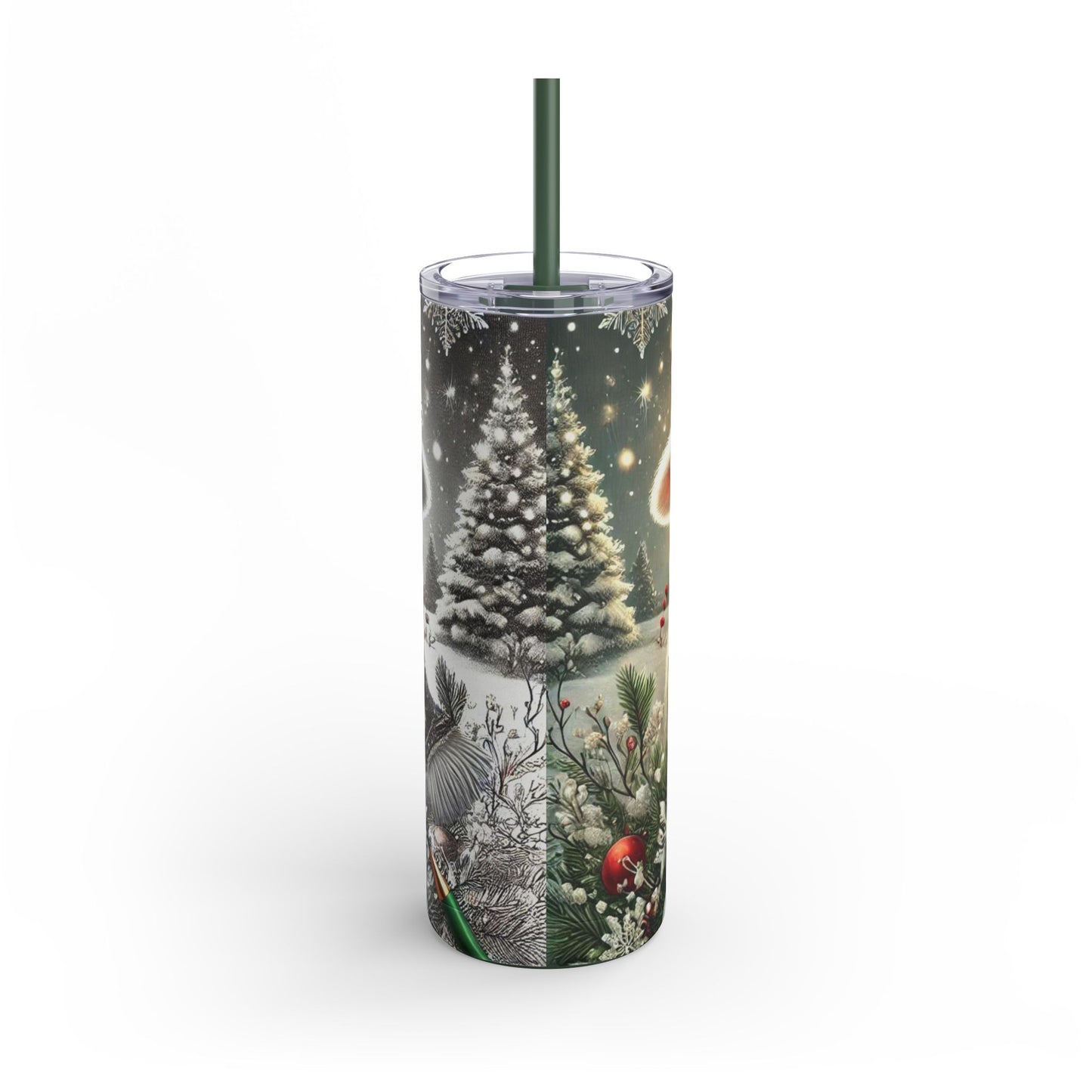 Festive Lamb Holiday Tumbler - 20oz Winter Magic