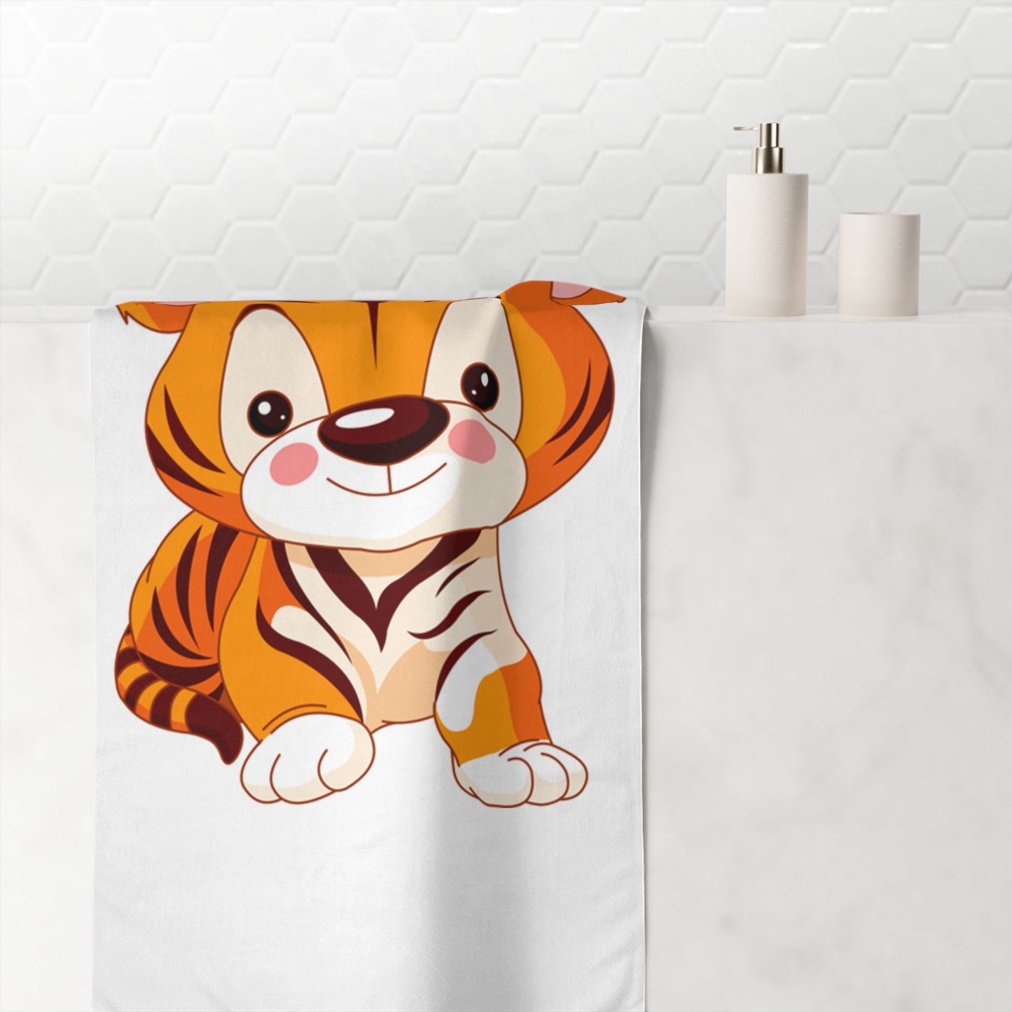 Cute Baby Tiger Towel