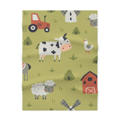 Farm Friends Baby Blanket